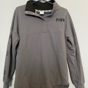 VS PINK Quarter Snap Pullover